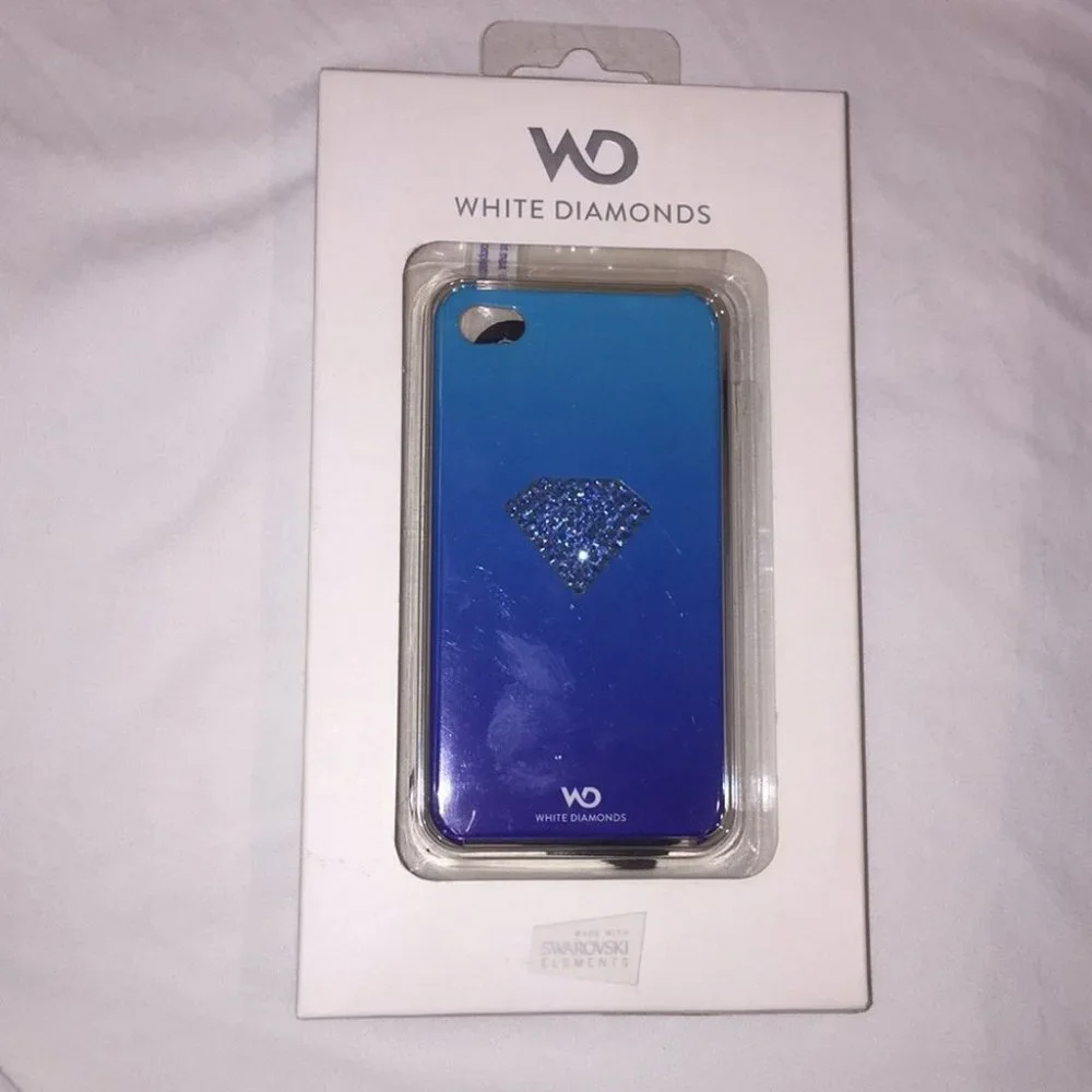 White Diamonds Crystal Case for‎ Apple iPhone 4/4S